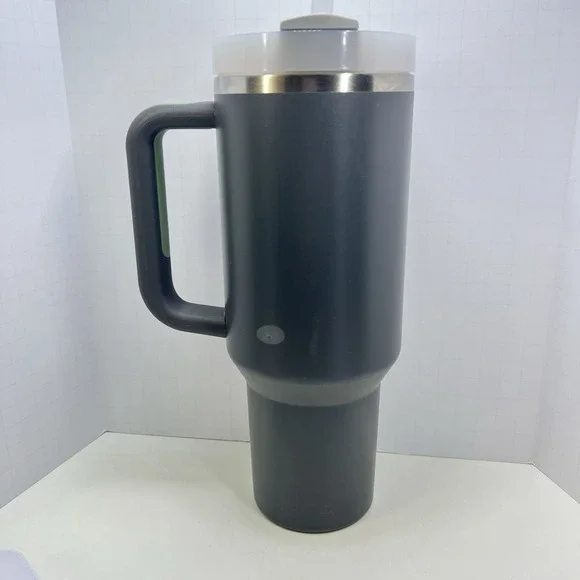 Stanley 40oz Quencher H2.0 FlowState Tumbler Handle Straw Charcoal Gray Mint - Picture 7 of 13